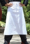 Long Bistro Apron - white